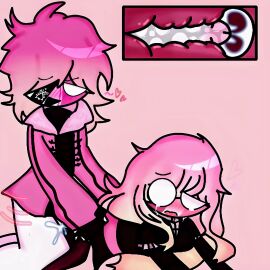 blush clothed clothed_sex cum cum_in_pussy cum_in_uterus cum_inside digital_media_(artwork) female friday_night_funkin gummyxd heart hearts_around_head impregnation male male_yandere mid-fight_masses nakky_draws on_floor open_mouth penetration pink_background pink_hair pussy ruv_(dokki.doodlez) saliva sarvente_(dokki.doodlez) sex smile smiling swap-ruv_(dokki.doodlez) tagme tears uterus vaginal_penetration x-ray yandere