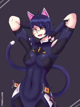1girls 2024 2024s abs alternate_version alternate_version_available armpits arms_up athletic athletic_body athletic_female background black-haired_female black_hair breasts cat_ear cat_ears cat_girl cat_tail catgirl clothed clothed_female clothing epic_games erisa_(fortnite) female female_focus female_only fortnite fortnite:_battle_royale hand_behind_head hand_behind_neck keyttheball large_boob large_boobs large_breast large_breasts large_tits looking_at_viewer open_mouth presenting presenting_body sfw simple_background solo solo_female solo_focus standing staring_at_viewer watermark yellow-eyed_female yellow_eyes