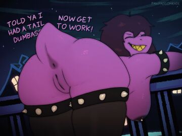 2d 2d_animation animated anthro anus arm_bands ass big_ass big_breasts breasts clothing deltarune dialogue english_text female hanging_breasts legwear pawpadcomrade pierced_nipples practically_nude presenting presenting_anus presenting_hindquarters presenting_pussy purple_body pussy scalie shaking_ass shaking_butt solo solo_female susie_(deltarune) swaying swaying_hips tagme tail text thick_thighs thighhighs undertale_(series) vagina