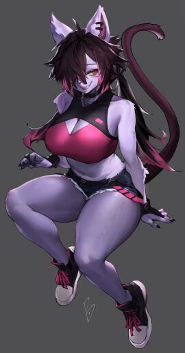 big_breasts breasts cleavage female furry huge_breasts tagme thick_thighs wide_hips woobin94