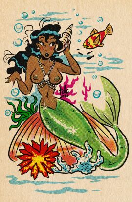 1girls ass big_ass big_breasts breasts bust busty curvaceous curvy curvy_figure dark-skinned_female dark_skin digital_media_(artwork) female female_focus hips hourglass_figure huge_ass huge_breasts large_ass large_breasts mature mature_female merfolk mermaid mermaid_tail slim_waist thedarkcartoon thick thick_hips top_heavy voluptuous waist wide_hips