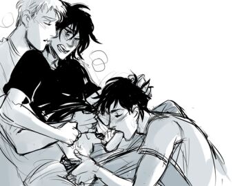 gay jason_grace nico_di_angelo percy_jackson percy_jackson_and_the_olympians viria13