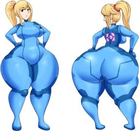 1girls 2024 2d 2d_(artwork) 2d_artwork ass ass_crack big_ass big_breasts big_butt big_thighs blonde_hair blue_eyes breasts bubble_ass bubble_butt butt_crack color colored enormous_ass fat_ass fat_butt female female_only gigantic_ass gigantic_butt gigantic_thighs hands_on_hips huge_ass huge_butt huge_thighs hyper_ass large_ass large_thighs light-skinned_female light_skin long_hair metroid nintendo pamvllo pony_tail ponytail samus_aran shiny_ass shiny_breasts shiny_butt shiny_hair shiny_skin solo solo_female thick_ass thick_thighs thighs white_background yellow_hair zero_suit_samus
