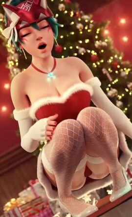 1girls 3d ai_assisted ai_generated animated areolae armwear ass big_breasts blender blizzard_entertainment blue_eyes boob_drop boob_squish breasts breasts_out christmas christmas_clothing christmas_lights christmas_outfit christmas_present christmas_tree cleavage clothed clothing converge ear_piercing earrings face_markings facial_markings female female_focus female_only fishnet fishnet_legwear fishnets forceballfx green_hair headband headwear high_heels highres holding_breast holding_breasts holidays kiriko_(overwatch) large_boobs large_breasts legwear light-skinned_female light_skin looking_at_viewer nail_polish necklace nipples no_bra overwatch overwatch_2 pussy pussy_lips pussy_peek red_nails revealing_breasts round_breasts shoes solo solo_female solo_focus stable_diffusion tagme thick_thighs titty_drop upskirt video watermark white_legwear