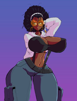 1girls big_ass big_breasts big_thighs breasts brown-skinned_female brown_body brown_skin curvaceous curvy curvy_figure dark-skinned_female dark_skin digital_media_(artwork) female hips hourglass_figure huge_ass huge_breasts huge_thighs large_ass large_breasts large_thighs legs mature mature_female slim_waist theoverloader thick thick_hips thick_legs thick_thighs thighs thighs_bigger_than_head voluptuous waist wide_hips wide_thighs