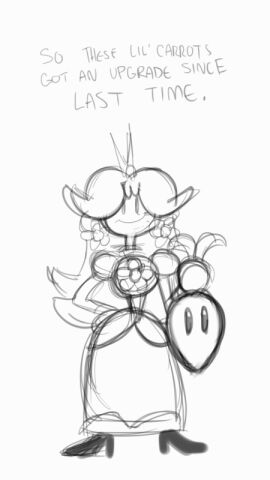 animated ass_body ass_expansion breast_expansion breast_growth breast_growth_(enlargement) breasts breasts_out carrot carrot_(mario) dialogue expansion female mario_(series) monochrome power_up princess_daisy sachasketchy sketch super_mario_land super_mario_land_2 terminalmontage transformation