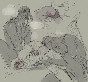 2boys anal anal_sex blush dominant dominant_male domination face_in_ass gas_mask gay gay_domination gay_male gay_sex licking licking_ass loner_(s.t.a.l.k.e.r.) male maledom malesub monster monster_boy monsterfucker monsterfucking necrocto presenting_anus presenting_ass presenting_hindquarters rimjob rimming s.t.a.l.k.e.r. s.t.a.l.k.e.r._(character) s.t.a.l.k.e.r._2:_heart_of_chornobyl snork_(s.t.a.l.k.e.r.) submission submissive submissive_male teratophilia tongue tongue_fucking tongue_in_anus yaoi