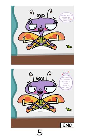 butterfly carmen_mariposa comic knot knotted_penis knotting let's_go_luna! pbs pbskids tagme