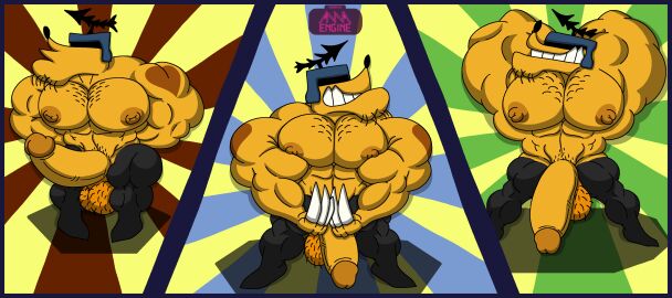 abs abstract_background absurd_res annaengine anthro antonblast arm_tattoo armor balls biceps big_biceps big_muscles big_pecs big_penis body_hair bottomwear brawlbuster chest_hair circumcised claws clothed clothing digital_drawing_(artwork) digital_media_(artwork) erection eulipotyphlan facial_hair finger_claws flaccid flexing fur genitals hairy hairy_balls hands_behind_back hands_behind_head headgear heart_tattoo helmet hi_res hidden_eyes huge_muscles humanoid_genitalia humanoid_penis male mammal mole_(animal) monotone_body monotone_fur mostly_nude muscles muscular muscular_anthro muscular_male nipples nude pants pec_squish pecs penis pose pubes signature simple_background smile solo spread_legs spreading standing summitsphere tattoo teeth thick_penis topless wrestler yellow_body yellow_fur