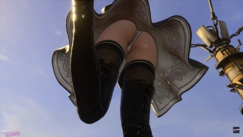 1girls 3d 3d_(artwork) accurate_art_style android ass booty eve_(stellar_blade) female game_screenshot light_skin long_legs machine nier:_automata nier_(series) robot screencap screenshot solo stellar_blade thick_thighs thighs video_game_character video_games wide_hips yorha_2b