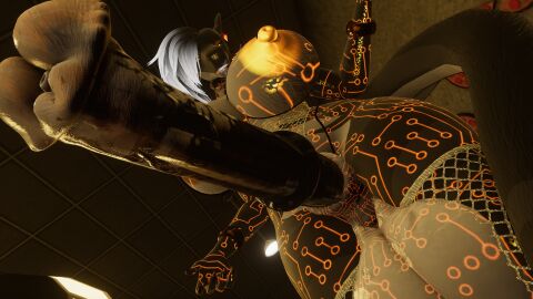 1futa 3d anthro areolae balls black_body close-up equine_penis from_below futanari horsecock huge_balls huge_cock intersex looking_at_viewer looking_down low-angle_view penis pov scalie sloppydragons solo tagme tagme_(character) tail thighhighs vrchat white_hair