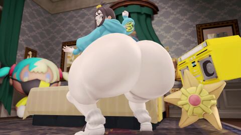 alternate_version_available animated ass big_ass duro_(pokemon) female gold_boombox_(prevence) hitodeman huge_ass hyper_ass lida_(pokemon) naked naked_female oakensfm pokemon pokemon_legends:_z-a shaking_ass staryu tagme twerking video woodworksfm