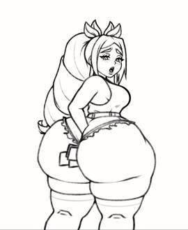 alexandria_(cross_samax) anal_fingering anal_masturbation ass big_ass big_breasts breasts butt_digging daisy_dukes digging_up_in_they_ass dummy_thicc female huge_ass huge_thighs implied_anal_masturbation implied_masturbation jiggling_ass line_art lipstick malakai-senpai massive_ass mole mole_under_eye money_in_ass monochrome original original_character redraw shorts shortstack simple_background sketch thicc thicc_ass thicc_thighs thick_ass thick_eyebrows thick_thighs thighhighs tomboyish twin_drills unintentional_masturbation