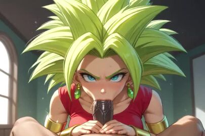 ai_generated blowjob deepthroat dragon_ball dragon_ball_z eye_contact fellatio huge_cock kefla kefla_(dragon_ball) male/female no_sound oral oral_sex penis pov pov_male sucking sucking_penis super_saiyan tagme video