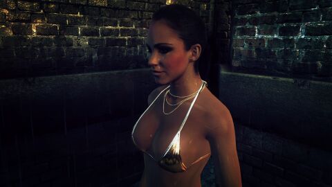 3d bikini breasts brown_skin edit female hitman hitman_absolution io-interactive lydia_montiel screenshot screenshot_edit shiny_bikini shiny_clothes strip_club stripper video_games wet wet_body wet_skin
