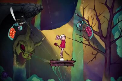 1girls ass barefoot female going_commando hollow_knight hornet_(hollow_knight)_(cosplay) sizzulreal tagme video wally_(sizzulreal)