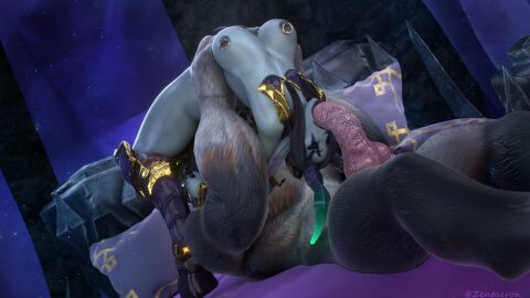 1boy 1girls 3d ahe_gao alternate_costume big_breasts big_penis black_hair blizzard_entertainment blowjob breasts canine_penis cunnilingus dreadlord_jaina fellatio female horns huge_breasts jaina_proudmoore male nipple_piercing nipple_rings nipples nude oral oral_sex penis piercing pubic_tattoo sex tattoo thick_thighs thighhighs voluptuous voluptuous_female warcraft wide_hips worgen world_of_warcraft zentaeron