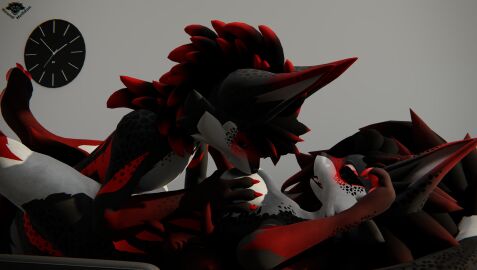 3d_(artwork) 4k 9:16 absurd_res anthro ass big_breasts blender_(artwork) blush bottomwear breast_play breast_suck breasts canid canid_demon canine clothing demon detailed_background digital_media_(artwork) duo eyeliner female freckled_arms freckled_breasts freckled_butt freckled_chest freckled_face freckled_legs freckled_shoulders freckled_thighs freckles from_front_position furniture hand_on_breast hand_on_butt hand_on_shoulder hellhound hi_res highlights_(coloring) hound_(hound_helldan) hound_helldan hybrid incest_(lore) jennifer_(hound_helldan) lying makeup male male/female mammal markings missionary_position mother_(lore) mother_and_child_(lore) mother_and_son_(lore) mythological_canine mythological_creature mythology novabeast on_back on_table pants parent_(lore) parent_and_child_(lore) parent_and_son_(lore) penetration red_eyeliner red_eyes red_highlights sex son_(lore) sucking table tail vaginal_penetration watermark