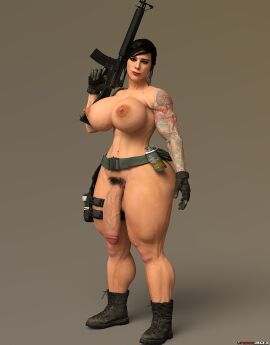 1futa 3d big_breasts big_penis bolt_on_tits breast_implants breasts call_of_duty call_of_duty_modern_warfare_(2019) casual enhanced_breasts fake_breasts firearm footwear futa_only futa_pubic_hair futanari gun handgun handwear human intersex legwear mara_(cod) nipples pale_skin penis pubic_hair red3dx rifle silicone silicone_implants solo tactical_nudity tattoo veiny_penis weapon