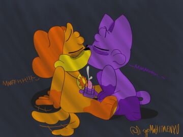 animal_penis anthro blush canine catnap_(poppy_playtime) critters_(poppy_playtime) cum dogday_(poppy_playtime) feline furry_only gay kissing lit_yyc male male/male masturbation no_humans penis poppy_playtime poppy_playtime_(chapter_3) smiling_critters tail_masturbation