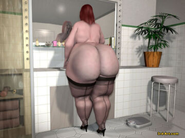 3d 3rd-art female nadia_(3rd-art) obese obese_female tagme
