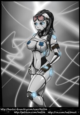 1girls big_breasts blue_eyes breasts female image_set kef34 portal_(series) robot robot_girl robot_humanoid