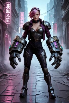 ai_generated anal anikoi animated cumshot tagme vi_(fortnite) vi_(league_of_legends) video