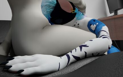 3d alber anthro casting_couch disgruntled_(artist) duo fellatio female furniture hi_res hyena jack_(disgruntled) male male/female mammal ness_(disgruntled) oral penile penis sex