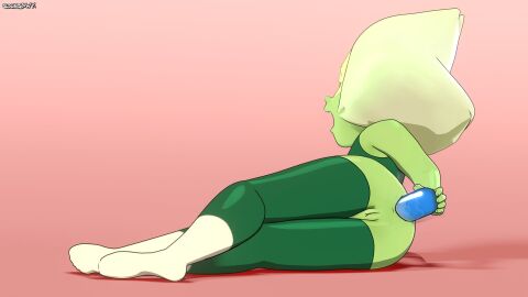 3d 3d_(artwork) anal anal_insertion anal_sex ass bottomless cartoon_network clothing dildo dildo_in_ass female green_body legwear peridot_(steven_universe) pussy sex_toy sex_toy_in_ass sex_toy_insertion solo sourozowy topwear