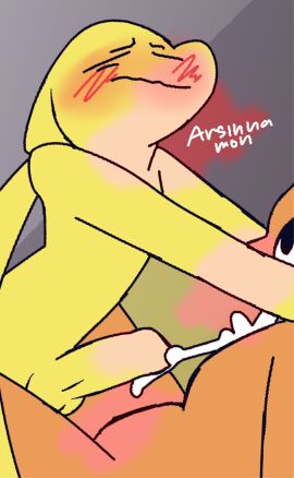 absurd_res ambiguous_gender anthro arsinnamon balls blush blush_lines bodily_fluids breasts closed_eyes cum cum_drip cum_on_chest dragon dripping duo ejaculation featureless_breasts female genital_fluids genitals hi_res humanoid_genitalia humanoid_penis incest_(lore) lemon_(arsinnamon) male male/female mother_(lore) mother_and_child_(lore) mother_and_son_(lore) mythological_creature mythological_scalie mythology nude orange_(arsinnamon) orange_body parent_(lore) parent_and_child_(lore) parent_and_son_(lore) penis scalie son_(lore) toony wings yellow_body