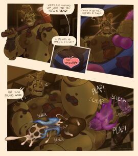 1boy anal_sex animatronic anthro dialogue dildo dildo_in_ass english_text erection five_nights_at_freddy's five_nights_at_freddy's_3 fivesome fleshlight fnaf gay green_body green_skin krampusivyy looking_pleasured male male_only penetration penis rabbit robot scottgames sex_toy solo solo_focus spread_legs springtrap springtrap_(fnaf) text