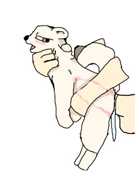 1boy 1girls animated blush bodily_fluids deep_penetration domestic_ferret duo female female_penetrated feral feral_penetrated feral_penetrating fleshlight_position fur held_up hi_res human human_on_feral internal internal_vaginal interspecies koppa_(shiren_the_wanderer) larger_male luftydays male male/female male_penetrating male_penetrating_female mammal mustelid musteline open_mouth penetration pussy sex shiren_the_wanderer size_difference smaller_female spike_chunsoft tail true_musteline weasel zoophilia