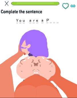 1boy 1girls animated anus big_ass duolingo english_text eyeshadow female finger_in_another's_mouth finger_in_mouth goth lily_(duolingo) male penis purple_hair straight tagme theevilfallenone vaginal_penetration video