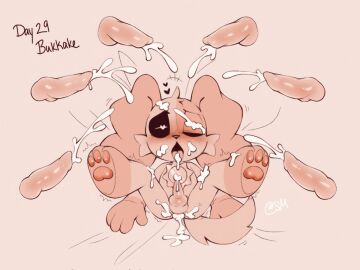 anthro anthro_on_anthro anthro_only black_sclera critters_(poppy_playtime) furry_only male male/male no_humans oc ocs poppy_playtime poppy_playtime_(chapter_3) sex smiling_critters sweetmilk001_(artist) tagme white_pupils