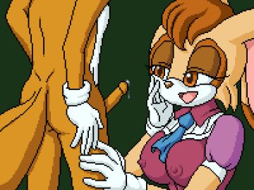 2024 2_tails age_difference anthro ass big_breasts biped bodily_fluids breasts brown_body canid canine clothed clothing countershade_torso countershading digital_media dripping duo erection faceless_character faceless_male female floppy_ears fox genital_fluids genitals glans gloves gloves_only half-closed_eyes handwear handwear_only humanoid_genitalia humanoid_penis humbird0 interspecies lagomorph leporid looking_at_another looking_at_genitalia looking_at_partner looking_at_penis male male/female mammal mature_female mostly_nude multi_tail multicolored_body narrowed_eyes nipple_outline older_female open_mouth open_smile penis pixai pixel_art precum precum_drip rabbit sega simple_background smile sonic_(series) sonic_the_hedgehog_(series) sprite_art tail tails tails_the_fox two-tone_body vanilla_the_rabbit white_body white_clothing white_countershading white_gloves white_handwear younger_male