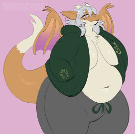 big_breasts breasts chubby chubby_female cleavage female furry huge_breasts saintsucrose thick_thighs wide_hips