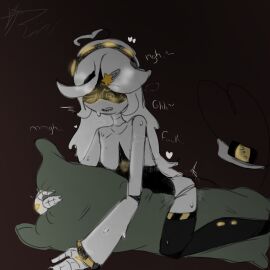 1girls 2d artist_request female female_only murder_drones oc robot robot_girl robot_humanoid screen_face solo tagme