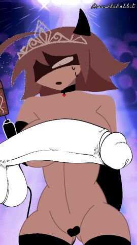 alice_(fundamental_paper_education) background blush censored collar fundamental_paper_education male oliver_(fundamental_paper_education) penis shocked stage