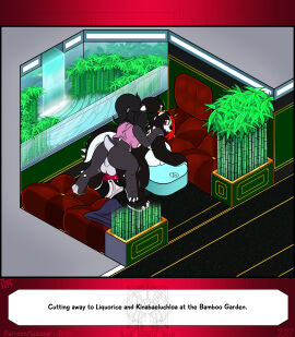 anthro bael_thunderfist bamboo claws digital_media_(artwork) drxii female futanari hi_res ikusame intersex kina_kobold kobold kobold_quest liquorice_kobold scalie sex tail