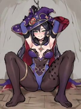 about_to_be_raped about_to_have_sex ai_assisted ai_generated defenseless feet feet_fetish flirting flirting_look flirting_with_viewer genshin_impact handcuffed handcuffed_to_wall handcuffs hoyoverse inminent_anal inminent_blowjob inminent_rape inminent_sex mihoyo mona_(genshin_impact) nay_juno provocating provocative provocative_clothing provocative_outfit provocative_pose seducing seduction seductive seductive_body seductive_eyes seductive_gaze seductive_look seductive_mouth seductive_pose seductive_smile spread_legs spreading tagme video