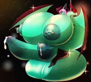 2025 2_penises absurd_res anthro ass balls bat big_balls big_breasts big_butt big_penis bodily_fluids breasts clothing dancing digital_media_(artwork) ear_piercing erection female genital_fluids genital_piercing genitals gloves gynomorph hair handwear hi_res huge_balls huge_breasts huge_cock huge_filesize hyper hyper_balls hyper_genitalia hyper_penis intersex leaking_precum legwear looking_at_viewer mammal membrane_(anatomy) membranous_wings multi_genitalia multi_penis multiple_piercings nipples nude penile penis penis_piercing piercing pole pole_dancing precum shaded shieradevil simple_background smile solo solo_focus stockings stripper_pole thick_thighs wide_hipped_female wide_hips wings