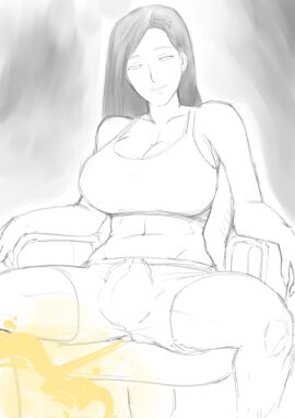 big_breasts breasts bulge fart fart_cloud fart_fetish farting futanari intersex snobbyfoxy solo solo_futa