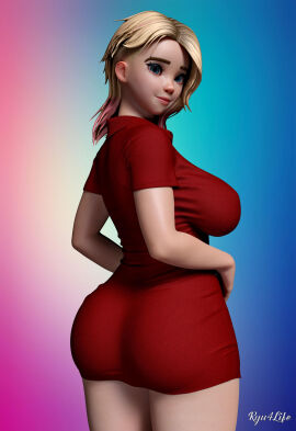 1girls 3d ass big_ass big_breasts breasts bust busty curvaceous curvy curvy_figure eyebrow_piercing female gwen_stacy gwen_stacy_(spider-verse) hips hourglass_figure huge_ass huge_breasts large_ass large_breasts legs light-skinned_female light_skin marvel marvel_comics mature mature_female ryu4life shaved_side slim_waist spider-gwen spider-man_(series) thick thick_hips thick_legs thick_thighs thighs top_heavy voluptuous waist wide_hips