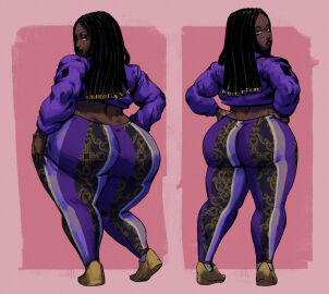 1boy african_femboy ass big_ass big_butt cropped_hoodie dreadlocks fat_ass femboy feminine feminine_body feminine_male forbidden_pants hair_cuffs hoodie lex_(gwizgizgeese) looking_at_viewer looking_back looking_back_at_viewer male redblacktac seductive seductive_body seductive_eyes seductive_gaze seductive_look seductive_pose seductive_smile shoes showing_ass showing_off sneakers solo solo_femboy solo_male sweat sweatdrop sweating thick thick_ass thick_legs thick_thighs thigh_highs thighs voluptuous voluptuous_femboy voluptuous_male