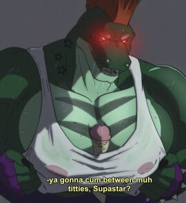 1boy 2024 alligator alligatorid anthro anthro_focus anthro_only anthro_solo bara big_muscles big_pecs bigger_male bracelet breasts claws cock crocodile crocodilian crocodylid dialogue digital_drawing_(artwork) digital_media_(artwork) english english_text erect_penis erection fangs fingerless_gloves five_nights_at_freddy's five_nights_at_freddy's:_security_breach gay glans gloves huge_pecs humanoid_genitalia humanoid_penis looking_at_viewer male male_anthro male_focus male_only mohawk mohawk_(hairstyle) monsterbator montgomery_gator_(fnaf) moobs muscles muscular muscular_chest muscular_male nipples partially_clothed partially_clothed_male pecjob penile penis penis_against_breast penis_awe penis_on_chest penis_on_pecs penis_out reptile reptile_humanoid rough_male scottgames sharp_teeth smile smiley_face solo_anthro solo_focus solo_in_panel spiked_bracelet steel_wool_studios sweatdrop sweaty_body text yaoi