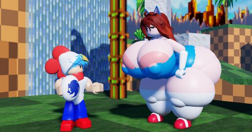 3d ass big_ass big_breasts big_nipples breasts female friday_night_funkin girlfriend_(friday_night_funkin) girlfriend_(vanessamiller) huge_breasts hyper_breasts jenniferrose281 mega_cd_girlfriend roblox robloxian tagme