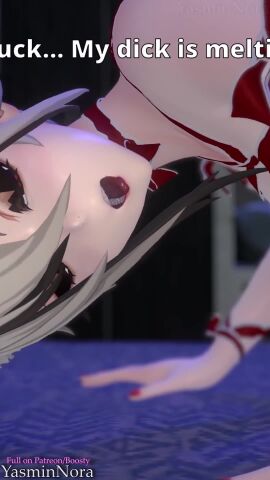 1boy 3d anal animated arlecchino_(genshin_impact) asian_female ass big_ass big_breasts big_butt big_penis big_thighs boosty breasts dark-skinned_male dark_skin doggy_style female genshin_impact horny_female hot large_ass large_breasts male moan moaning_in_pleasure nude patreon penis ponytail pov rough_sex shorter_than_30_seconds shorter_than_one_minute sound story subtitled tagme tongue video white_hair yasminnora young_female