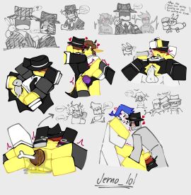 chance_(forsaken) cum cum_in_pussy cuntboy food_on_pussy forsaken forsaken_(roblox) guest_1337_(forsaken) intersex mafioso_(forsaken) male male_focus male_penetrating_male peeing penetration penis pussy pussy_focus ripped_pants roblox shedletsky_(forsaken) strap-on strapon