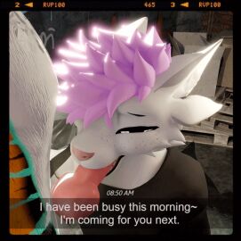 16:9 3d animal_genitalia animal_penis animated anthro blender_(artwork) canid canine clothed clothing deuzear digital_media_(artwork) dress duo english_text erection fellatio fox fur genitals hair knot lill_esp looking_at_viewer male male/male male_penetrated male_penetrating male_penetrating_male mammal oral oral_penetration original_character penetration penile penis prostitution public rexouium selfie sex short_playtime snapchat text trash use vrchat widescreen