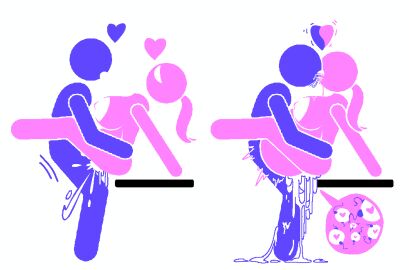 4chan big_breasts blue_body breasts cum cum_in_pussy cum_inflation cum_inside cumflation erection excessive_cum eyeless_male faceless_female faceless_male female female_penetrated fertilization french_kiss gigantic_breasts implied_cumflation impregnation inflation kissing kissing_while_penetrated male male/female male_penetrating male_penetrating_female minimalist multiple_ova n1_1ck nipples no_eyes open_mouth open_smile ovum ovum_with_heart penetration penis pictogram pink_body pleasure_face pussy sex simple_background sitting smile sperm_cell sperm_meets_ovum stick_figure stickfigure stickman stickwoman straight straight_sex vaginal vaginal_penetration vaginal_sex warning_sign_person white_background
